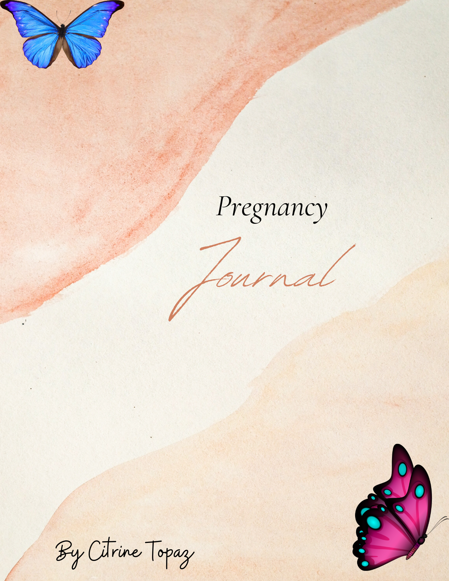 My Pregnancy Journal book by Citrine Topaz